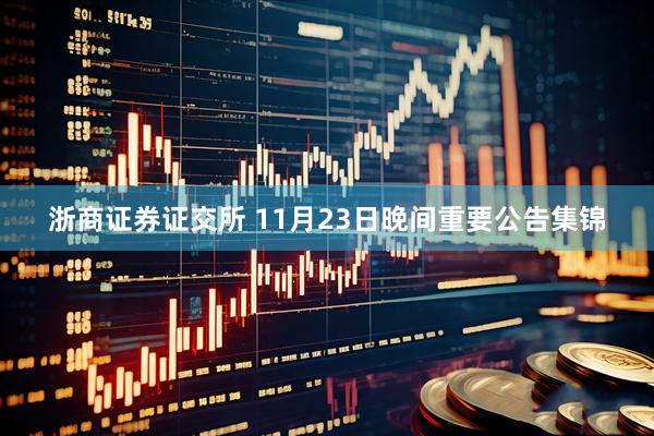 浙商证券证交所 11月23日晚间重要公告集锦